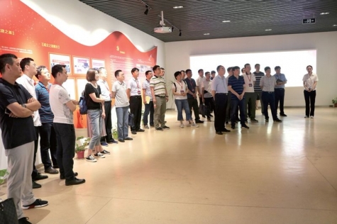 中国烟草总公司合肥设计院党组来710公海线路检测交流党建工作